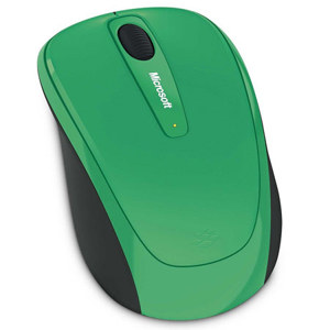 Microsoft Wireless Mobile Mouse 3500, Green: Picture 1 regular