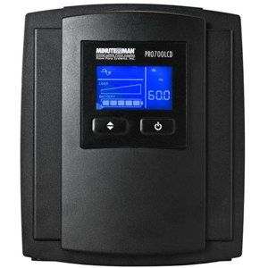 Minuteman PRO700LCD 700 VA Line Interactive UPS PRO700LCD