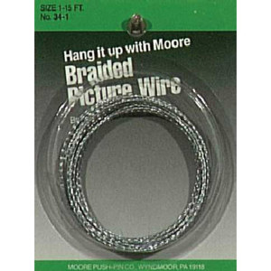 Moore 8 Strand 15' Picture Wire 34-1