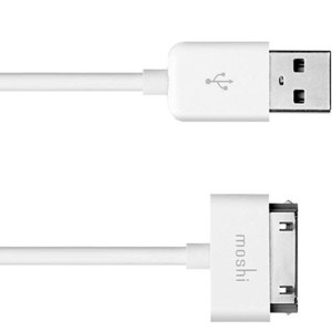 Moshi USB Cable for iPod / iPhone / iPad, White: Picture 1 regular