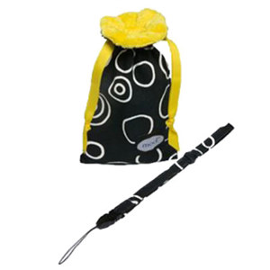 Image :  Mod Black Polka Compact Camera Pouch amp; Strap 