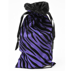 Mod Purple and Black Zebra Bag: Picture 1 regular