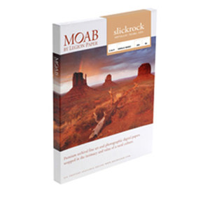  Moab Slickrock Metallic Pearl 260gsm Inkjet Paper Roll, 17"x50' Roll, Resin Coated 