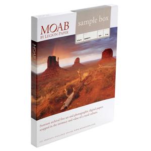  Moab U.S. Sampler Pack of 12 Assorted Fine Art Inkjet Papers, with Two 8.5x11" Sheets of Each Type. 