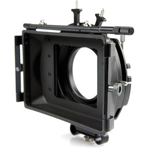  Movcam Mattebox MM3 for Lenses Up to Xmm (35mm Academy), 104mm Rear Clamp Adapter, French Flag and Side Wings 