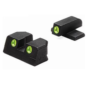  Meprolight Tru-Dot Fixed Green Night Sight Set for Bersa Thunder 380 Pistols 