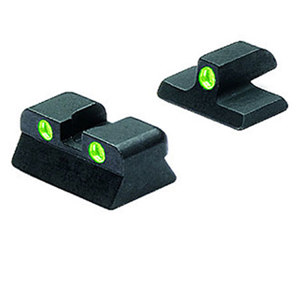  Meprolight Tru-Dot Green Fixed Night Sight Set for Browning FN Hi-Power Mark III Pistols 