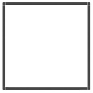  Mole-Richardson 12" Flat Diffuser Frame for 12K HMI Fresnel, 12/18K HMI Par, 1.2, 2, 2.5, 4, 5K Molebeam, 10, 20K Skylite 