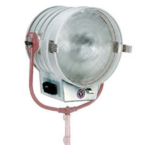  Mole-Richardson 20000W Big-Mo Molequartz Solarspot Tungsten Fresnel Light, 24.75" Curved Fresnel 