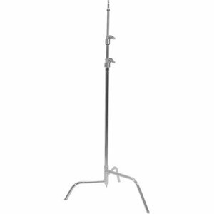  Matthews 30" Main Section Century C Stand, Double Riser Stand with Spring Loaded Base, Supports 22 lbs, Maximum Height 96", (8'), Chrome. 