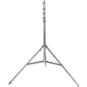  Matthews Combo Triple Riser Steel Stand with Rocky Mountain Leg, Supports 68 lbs, Maximum Height 177.5" (14.8'), Chrome. 