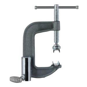  Matthews 4" C Clamp with Double Junior Receiver, Steel 