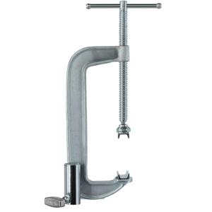  Matthews 10" C Clamp with Double Junior Receiver, Steel 