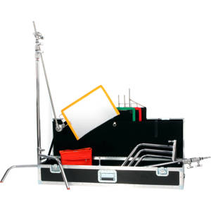  Matthews C+ Survival Kit with 2 C+ Stands, Flags, Scrims, Accessories & Carry Case. 