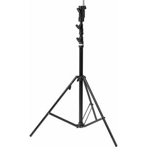  Matthews 4-Section Aluminum Combo Stand, 25lbs Capacity, 124" Maximum Height, 48" Minimum Height, Black 