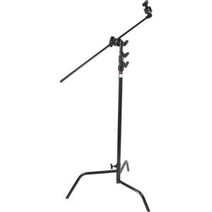  Matthews 40"  Stand with Sliding Leg, Grip Head, Arm, Maximum Height 10.5', Supports 22 lbs., Black 
