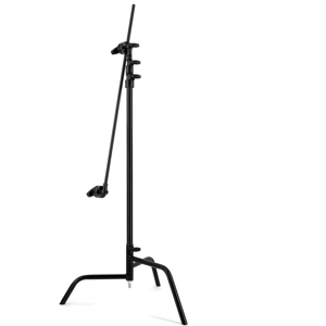  Matthews 40"  C+ Stand with Turtle Base, Grip Head and Arm, Maximum Height 10.5', Supports 22 lbs., Black 