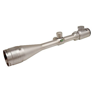  Mueller Optics 8.5-25x50mm AO Eraticator Series Rifle Scope, Matte Silver Finish with Illuminated Micro-Dot Reticle, Adjustable Objective. 