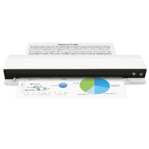  Mustek S400W iScan Air Wi-Fi Portable Wireless Scanner, 12 Sec per Page (A4 Color, 300dpi), 8.5x14" Scan Area, USB Mini-B 