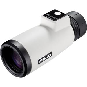  Minox MD 7x42 C Waterproof Monocular, 0.24" Exit Pupil, 0.81" Eye Relief, Integrated Compass, White 