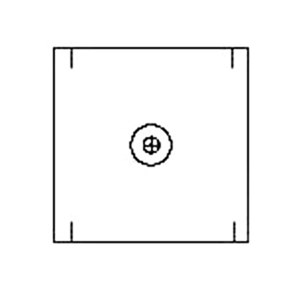 Mamiya 212425 RZ67 Focusing Screen D Crosshair: Picture 1 regular