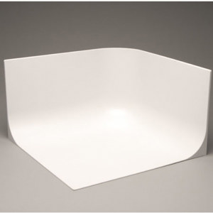  MyStudio MS20 Seamless Cyclorama Tabletop Photo Background Sweep with 90 Degree Corner for Product Photography, 20x20x12" 