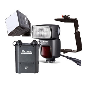 Metz 44 AF-1 P-TTL Flash for Pentax Cameras, - Bundle With Flashpoint Blast Power Pack, FP Blast Pack Flash Cable F/, FP Mini SoftBox Diffuser, Flashpoint Quick Flip Flash Bracket