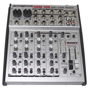 Nady SRM-10X 10 Channel Stereo Mic / Line Mixer: Picture 1 regular