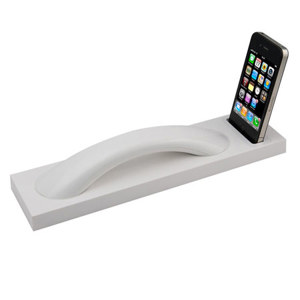 Native Union Curve Bluetooth Wireless Handset and iPhone Dock MM03I-W-1