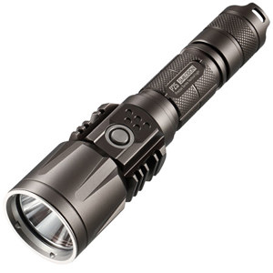  Nitecore Tactical Star Precise P25 Smilodon Rechargeable LED Flashlight, 860 Lumens with CREE XM-L U2 LED, Uses 1 x 18650/2 x CR123A Batteries, Black 