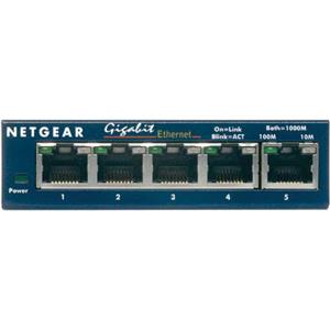 Netgear Prosafeport Gigabit Switch on Netgear Prosafe 5 Port Gigabit Ethernet Desktop Switch  Picture 1