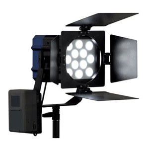  Nila Zaila, Double AC/DC Tungsten LED Light Kit with V-Mount, Includes 2  Zaila, 12 Lenses With Pouch, 8 Hard Gels 