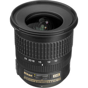  Nikon Nikon 10-24mm f/3.5/4.5G ED-IF AF-S DX Zoom Lens F/DSLR Cameras - Refurbished by Nikon U.S.A. 