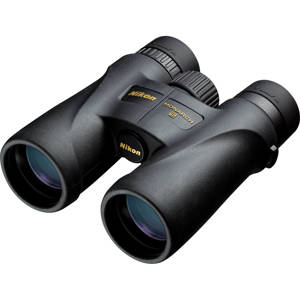  Nikon 10x42 Monarch 5 Water Proof Roof Prism Binocular with 5.5° Field of View, Black, U.S.A 