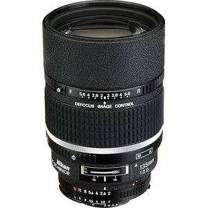  Nikon 135mm f/2 AF-D DC Nikkor Lens with Hood -  U.S.A. Warranty 