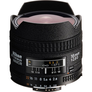  Nikon 16mm f/2.8D ED AF Nikkor Lens - Grey Market 