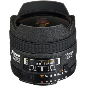  Nikon 16mm f/2.8D ED AF Nikkor Lens -  U.S.A. Warranty 