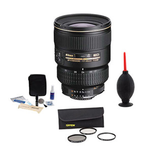 Nikon 17-35mm f/2.8D ED-IF AF-S Zoom Nikkor Lens - U.S.A. Warranty - Accessory Bundle with Tiffen 77mm Wide Angle Filter Kit, Professional Lens Cleaning Kit, Adorama Hurricane Blower