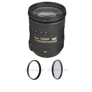  Nikon 18-200mm f/3.5-5.6G ED IF AF-S DX VR II Lens -  U.S.A. Warranty - with 2 Free Filters, Pro 72mm Circular Polarizer (CPL) Digital Filter & Pro 72mm Multi Coated UV Ultra Violet Filter ($59.90 Retail Value) 
