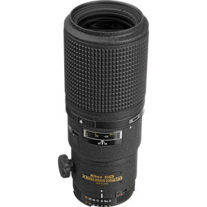  Nikon 200mm f/4D ED-IF AF Micro Nikkor Lens with Case -  U.S.A. Warranty 