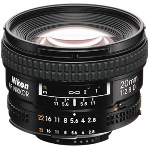  Nikon 20mm f/2.8D AF Nikkor Lens - Grey Market 