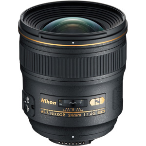  Nikon 24mm f/1.4G AF-S ED Nikkor Lens -  U.S.A. Warranty 