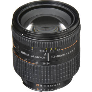  Nikon 24-85mm f/2.8-4 IF AF-D Nikkor Lens with Hood -  U.S.A. Warranty 