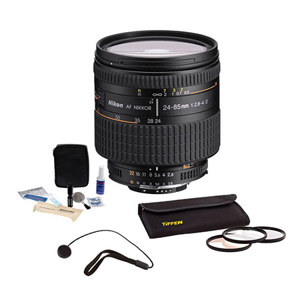  Nikon 24-85mm f/2.8-4 IF AF-D Nikkor Lens -  U.S.A Warranty - Accessory Kit with Tiffen 72mm Photo Essentials Filter Kit, Lens Cap Leash, Professional Lens Cleaning Kit, 