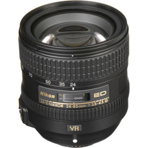  Nikon 24-85mm f/3.5-4.5G ED AF-S VR Nikkor Lens -  U.S.A. Warranty 