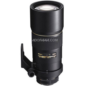  Nikon 300mm f/4 ED-IF AF-S Nikkor Lens with Built-in Hood & Detachable Tripod Mount - Grey Market 
