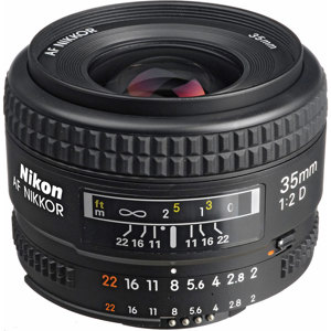  Nikon 35mm f/2D AF Nikkor Lens -  U.S.A. Warranty 