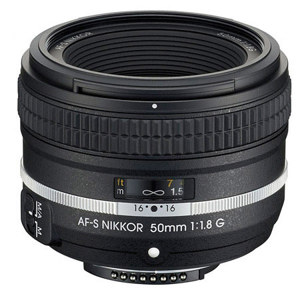  Nikon AF-S 50mm f/1.8G Special Edition Lens 