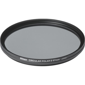  Nikon 67mm Circular Polarizer II Thin Ring Multi-Coated Filter 