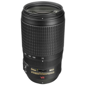  Nikon 70-300mm f/4.5-5.6G ED-IF AF-S VR Vibration Reduction Nikkor Lens -  U.S.A. Warranty 